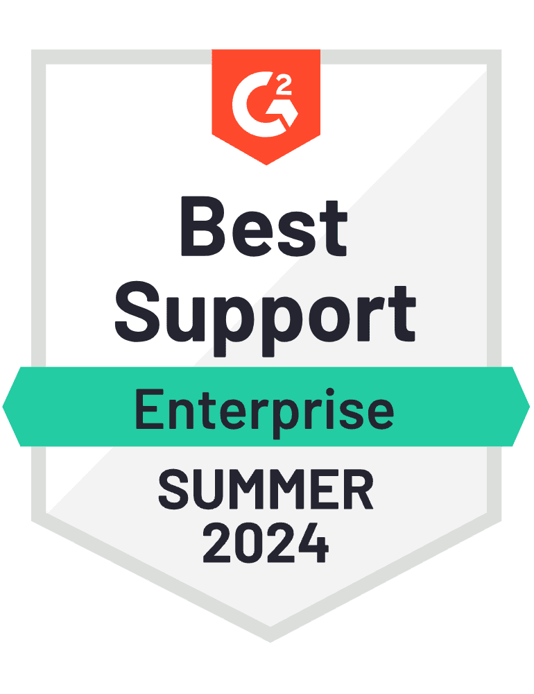Best Support Enterprise Summer 2024