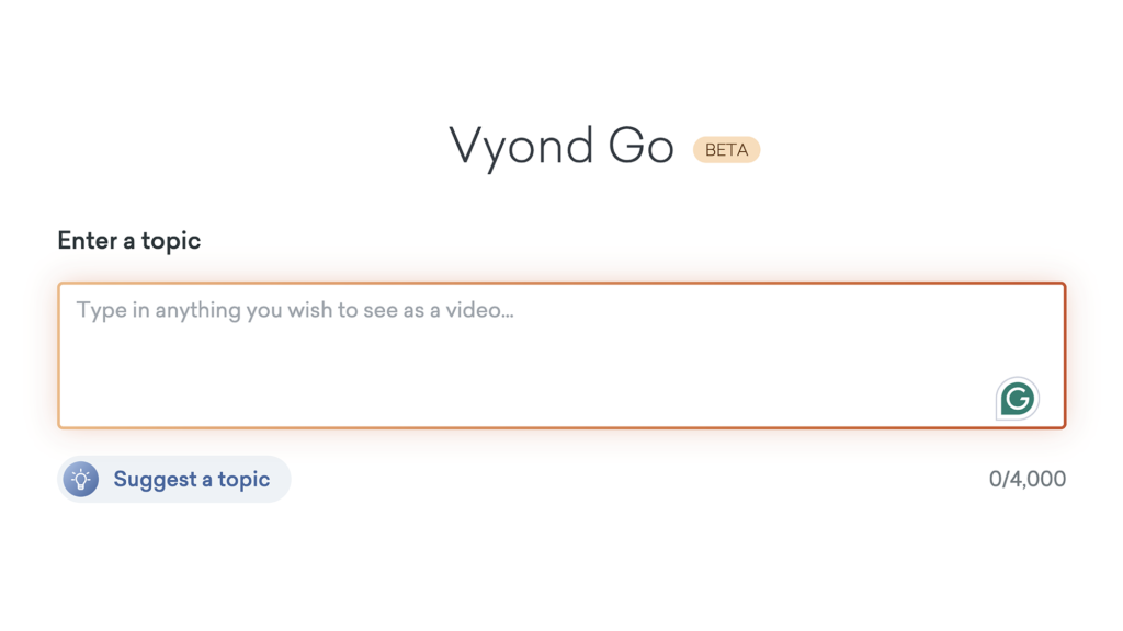 Vyond Go how-to generate AI video image
